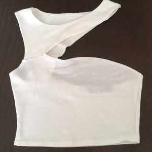 White Crop Top